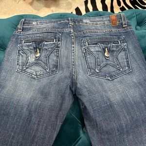 Big star woman’s Denim Jeans with Star Detail Sz 29